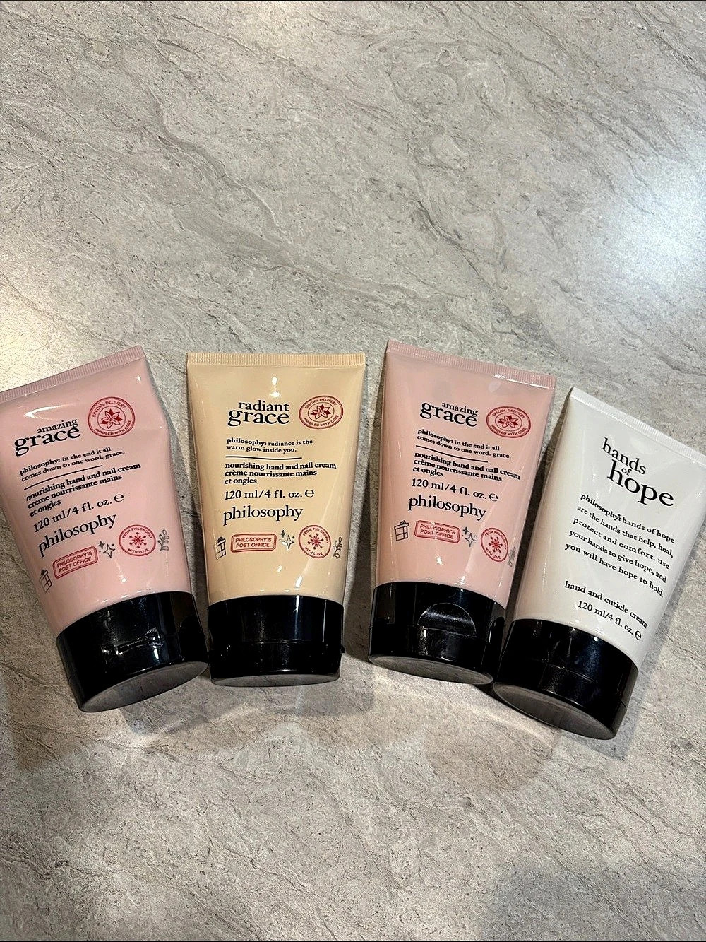 philosophy radiant grace / hands of hope Body Wash Set in Pink & White NWT